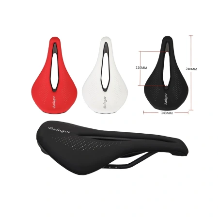 BALUGOE bicycle seat cushion, wide road seat cushion, comfortable soft saddle, mountain bike seat bag, new style bicycle BALUGOE bicycle seat cushion, wide road seat cushion, comfortable soft saddle, mountain bike seat bag, new style bicycle